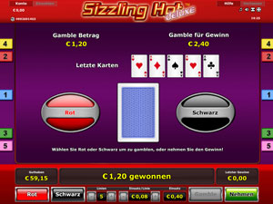 Sizzling Hot Deluxe Kartenrisiko